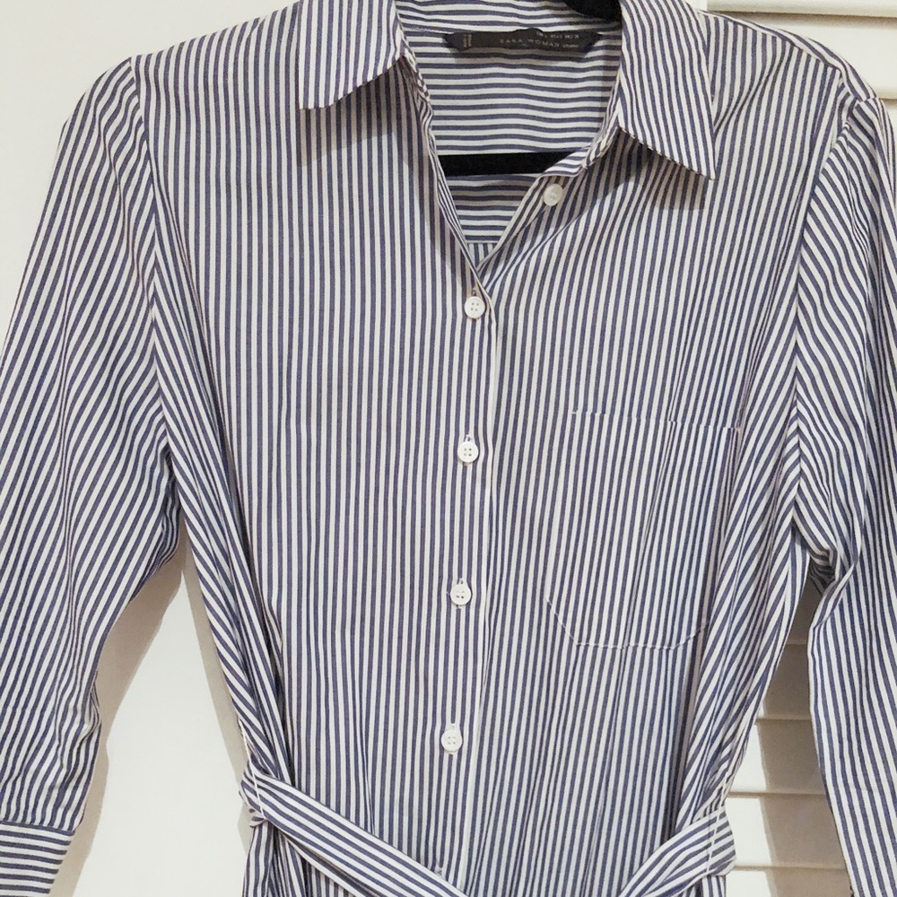 ZARA striped midi dress - Picture 4 of 5